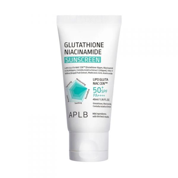 APLB Glutathione Niacinamide fényvédő SPF 50+ /PA++++