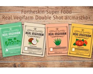 Az arcmaszk, amit mindenki imád: Nyerj vissza 10 évet a Fortheskin Super Food Real Vegifarm Double Shot segítségével!