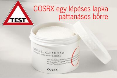 Teszt: COSRX Egy lépéses pattanás elleni lapka