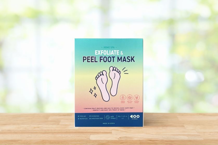 DEARBOO Home SPA hámlasztó talpmaszk – Babapuha talpak otthon, egyszerűen