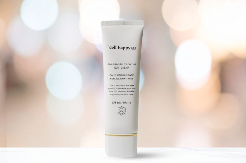 Védd és tedd ragyogóvá a bőröd a Cellhappyco Inorganic Tone-up Suncream-mel!