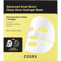 COSRX Advanced Snail Mucin Glass Glow hidrogél arcmaszk