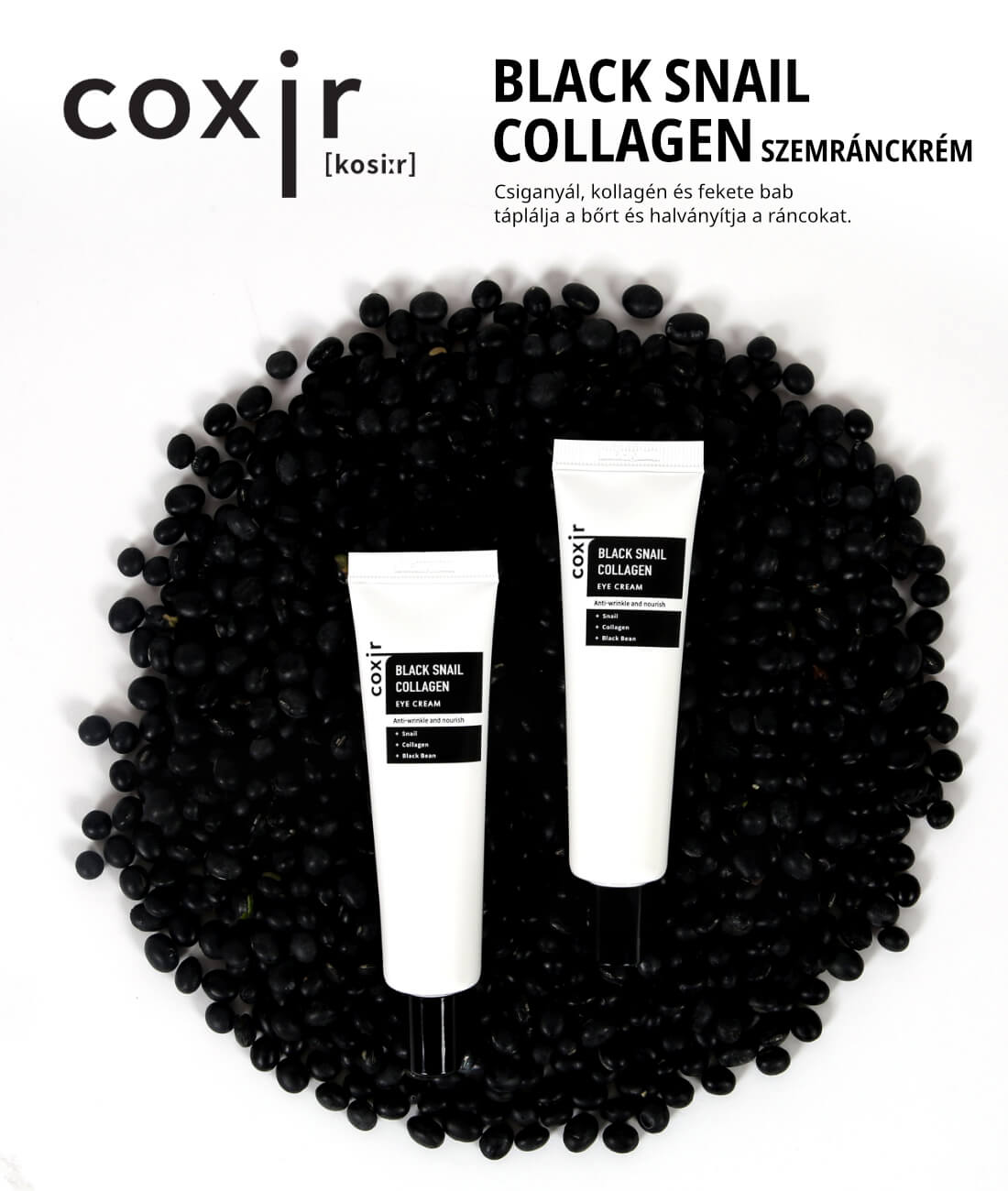 coxir-black-snail-collagen-szemranckrem-leiras-1